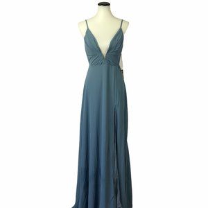 NWD Lulu's Maxi Dress Side Slit Bridesmaid #156